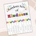 Random Acts of Kindness School Activity, World Kindness Day Youth Group ...