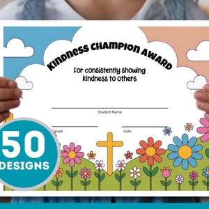 VBS Awards Printable Awards, Vacation Bible School Certificates, Christian Kids Awards, Sunday School Certificates, Bible Verse Recognition