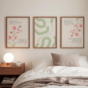 Conjunto de 3 impresiones de Taylor Conjunto de pósteres de Taylor Impresión de dormitorio femenino Póster de guardería de Taylor Arte mural motivacional Impresión digital de afirmaciones de Taylor