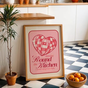Dancing Round the Kitchen Poster Taylor Print Subtle Print Taylor Lyric Poster Gift for her Valentines day gift Taylor Wall Art Taylor merch