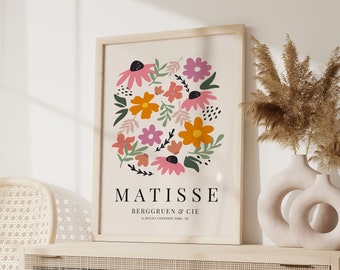 Henri Matisse-afdruk, kunst aan de muur boven het bed, kunst aan de muur woonkamer, kunst aan de muur slaapkamer, tentoonstelling poster, preppy kamer decor, slaapzaal decor, cadeau-idee