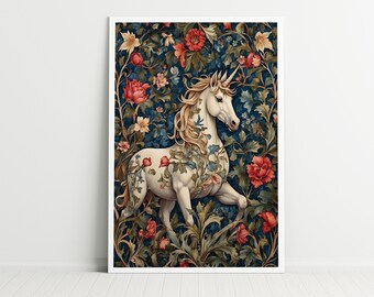 William Morris Night Sky Print, William Morris Exhibition Print ...