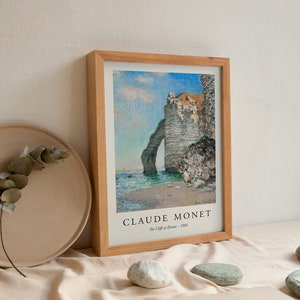 Claude Monet Poster, Monet Print, Botanical Poster, Floral Decor, Vintage Home Decor, Nature Art, Water Lilies Print, Gift Idea, Monet Art