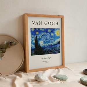 Van Gogh Print, The Starry Night print, Van Gogh Poster, Hallway Prints, Saint Remy Print, Home Wall Decor, Living Room Prints, Gift Idea