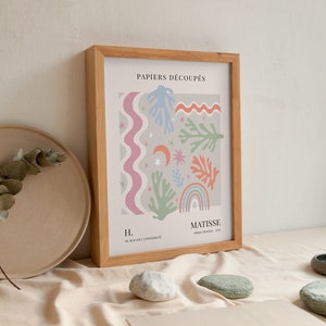 Henri Matisse Print, Pink Matisse Poster, Home Decor, Cute Wall Art, Preppy Room Decor, Above Bed Decor, Dorm decor, Bedroom Decor Gift idea