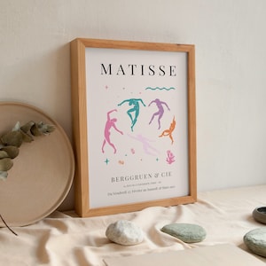Henri Matisse Poster, Matisse Dancers Print, Home Decor, Preppy Room Decor, Living Room Wall art, Above Bed Decor, Dorm decor, Gift For Her