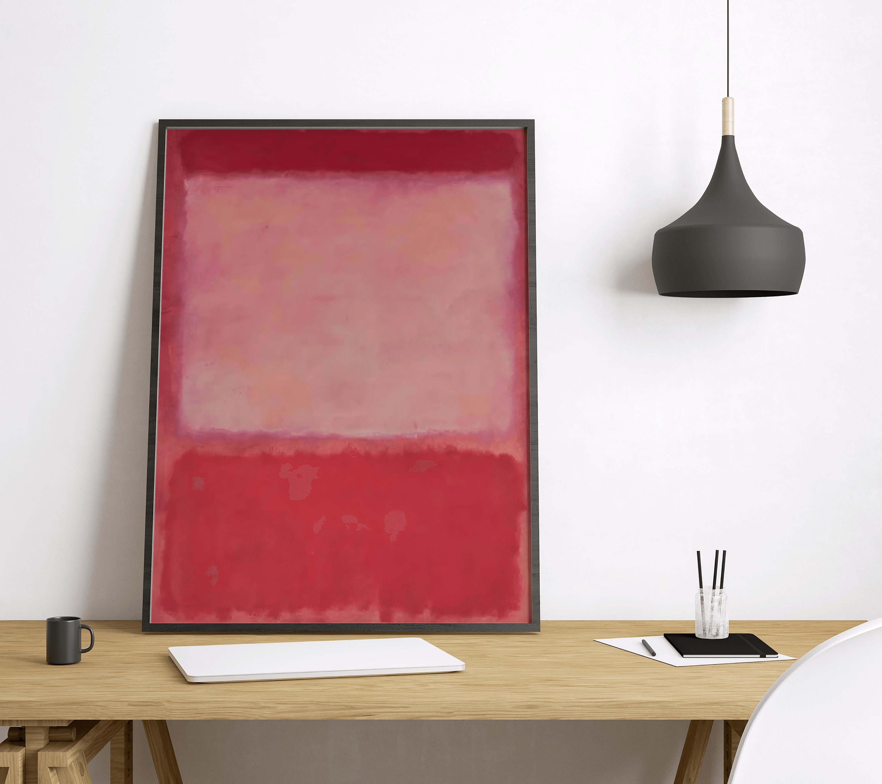 Mark Rothko Print Pink Exhibition Rothko Reproduction Poster - Etsy