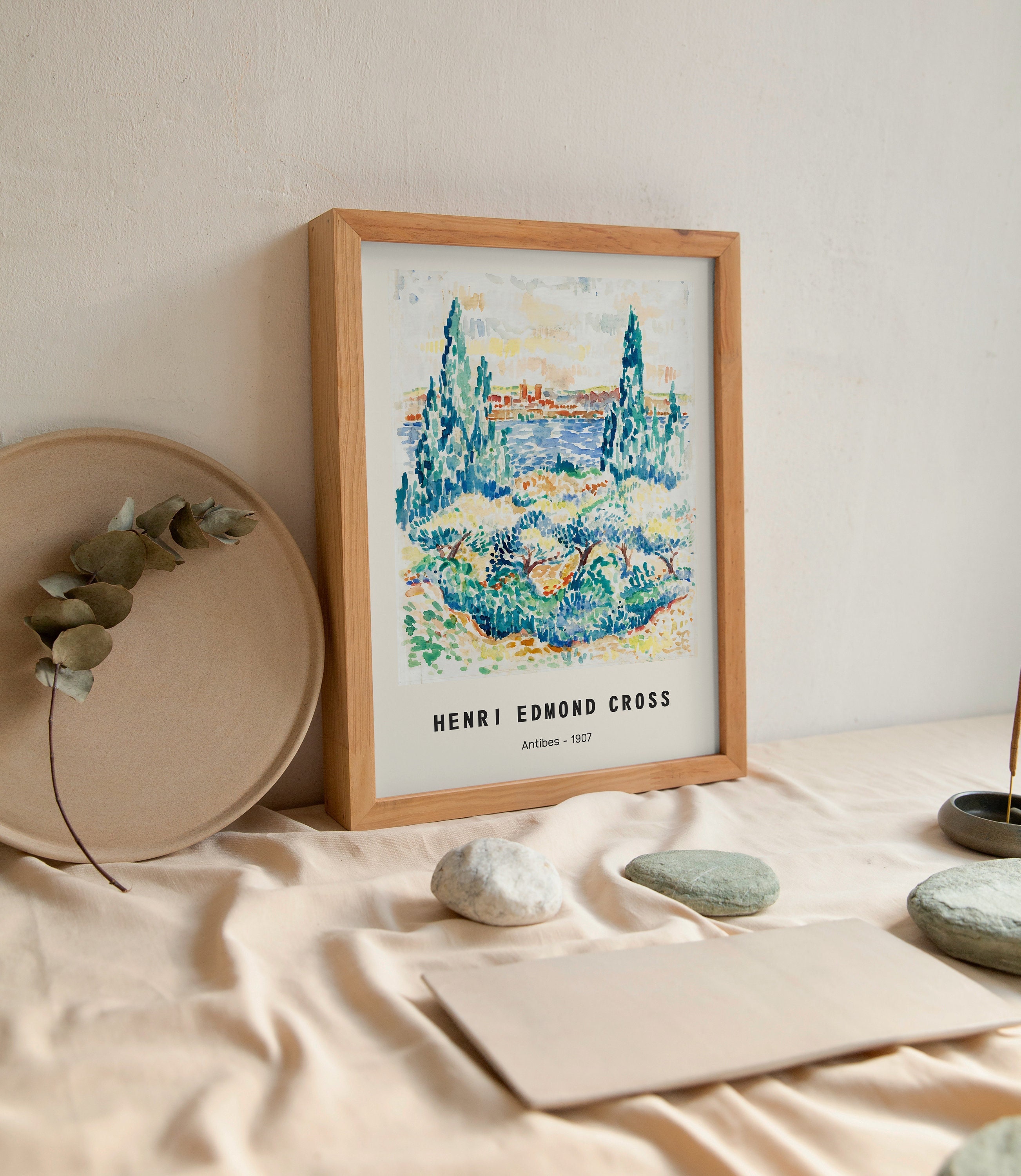 Henri Edmond Cross Beige Art Print, Antibes, Edmond Cross Fine Art