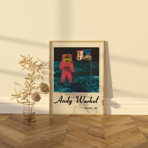 Andy Warhol Moonwalk Poster, Warhol Print, Pop Art Home Prints, Warhol ...