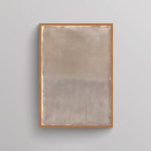 Mark Rothko Art Print, Dark Black And Gray Coral, Minimalist Abstract Poster, Contemporary Wall Decor, Rothko Exhibition Poster, Dorm decor