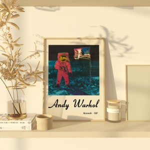 Andy Warhol Moonwalk Poster, Warhol Print, Pop Art Home Prints, Warhol ...