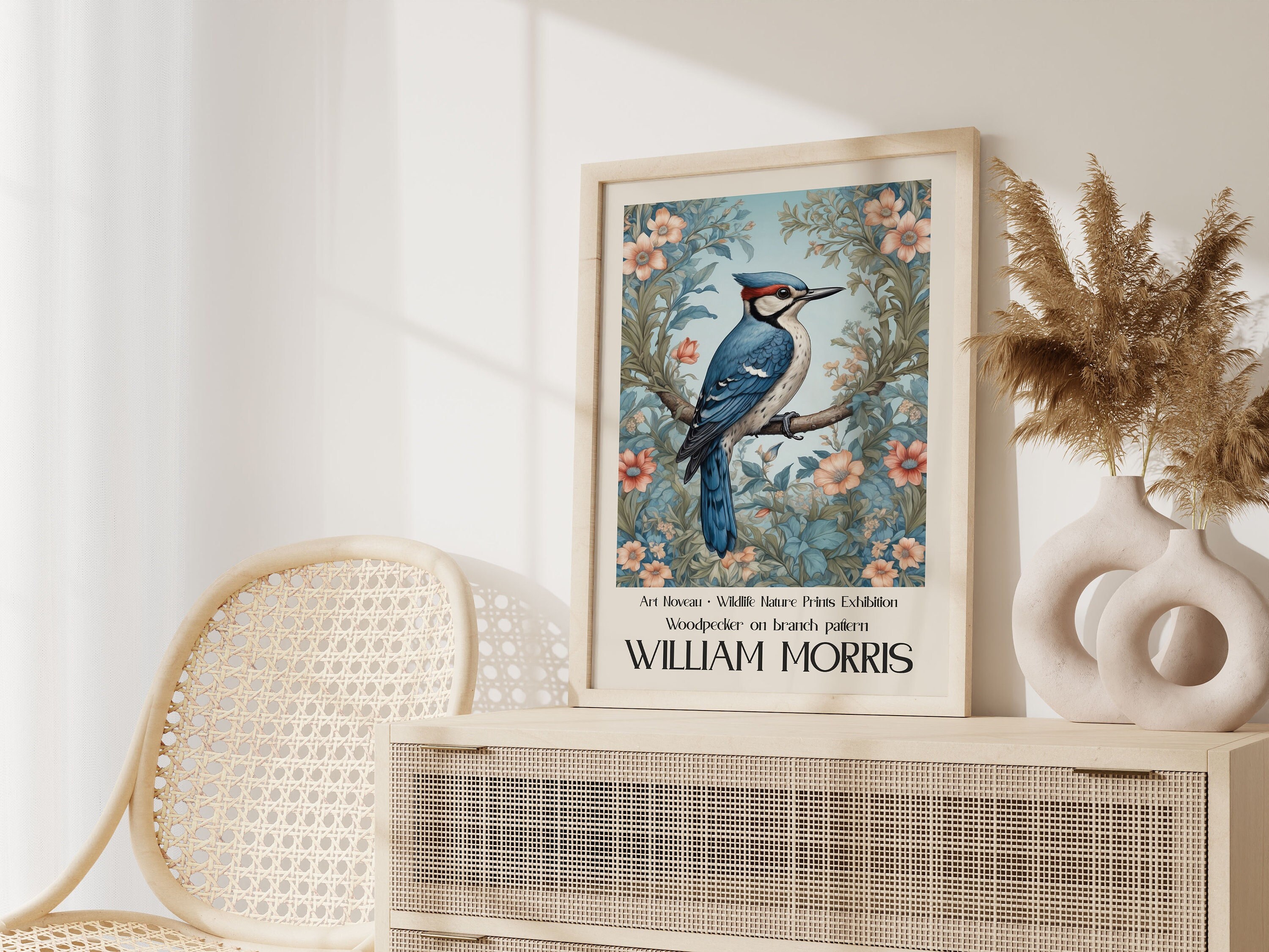 William Morris Print, William Morris Wall Art, Botanical Wall Art, Floral Vintage Poster, Aesthetic Home Wall Art, Vintage Garden Print