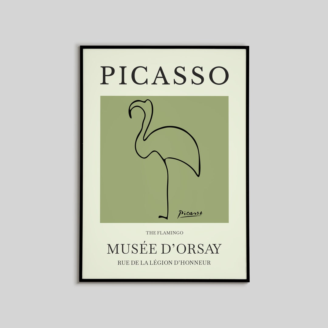Poster D'art "Flamingo" De Pablo Picasso - Dimensions 50x60 Cm - Reproduction Neuve - Allemagne