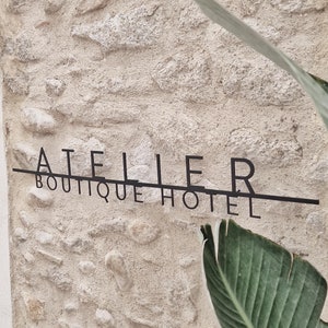 Cartello da parete con parole in metallo, segnaletica per ufficio, cartello personalizzato, cartelli in metallo personalizzati, cartelli in metallo personalizzati, arte murale in metallo, MetalByElisabeth