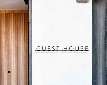 Custom metal sign, House sign, Guest House Sign, Beach house sign, Guest room sign, Lake House Decor, Door sign, Porch metal sign