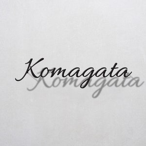 Letrero de metal con monograma personalizado para pared / Nombre, apellido, nombre de la casa / Decoración del hogar / Palabras de metal / Letrero de metal con palabras / Letrero de jardín