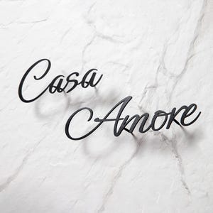 Custom Metal Casa Sign – Personalized Villa Name Sign – Outdoor Wall Plaque – Modern Rustic Home Decor – Housewarming Gift
