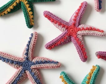 Patrón de estrella de mar a crochet: Estrella de mar amigurumi DIY (Descarga digital en PDF)
