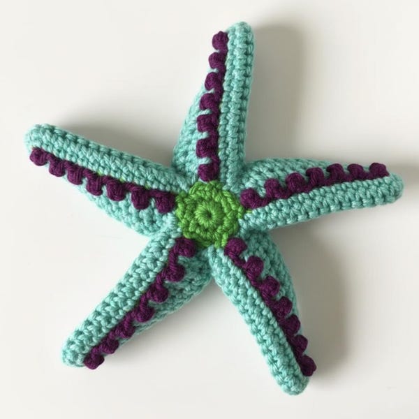 Seestern Häkelanleitung: Amigurumi Sea Star Toy (PDF Digital Download)