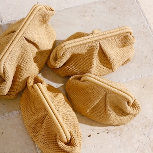 Oversized Raffia Tasche, Häkeln große Tasche, Clutch Stroh, XL Raffia Clutch, Raffia Clutch Tasche, Strohtasche Clutch, Häkeltasche