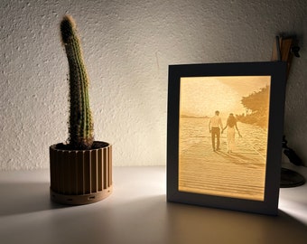 Individuelles 3D gedruckte Lithophanie / Lithophane perfektes Geschenk für jeden Anlass