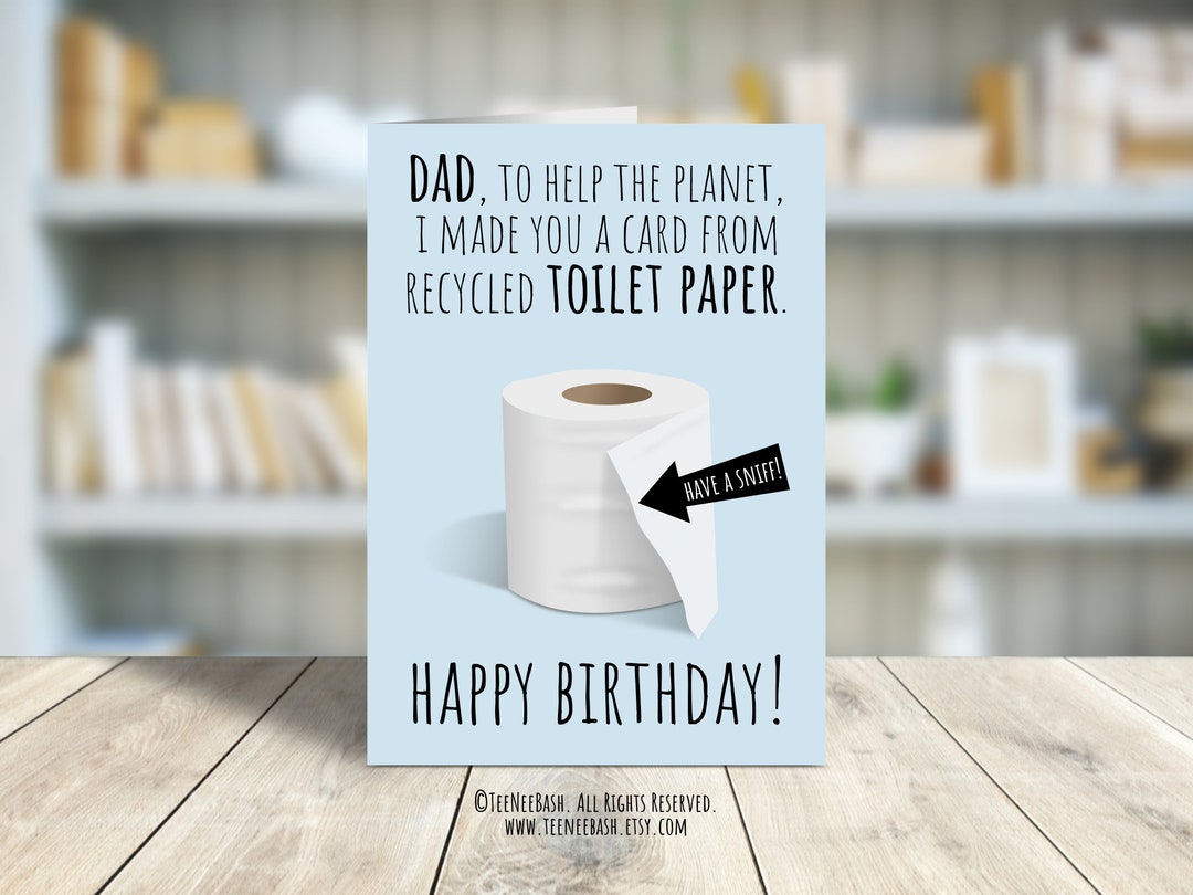 Printable Birthday Card for Dad Funny Greeting Card Cheeky Birthday ...