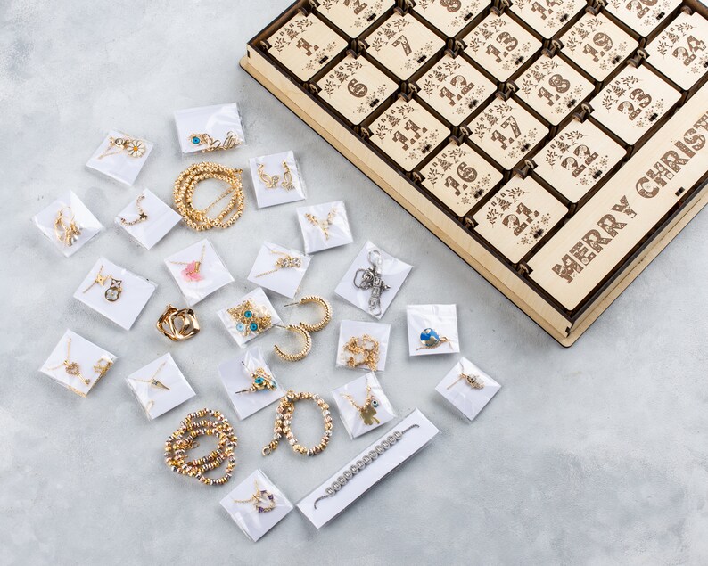 Surprise Gifts Jewelry Advent Calendar Best Christmas Gift for the