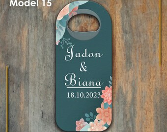 Wedding Magnet Favors for Guests in Bulk, Custom Bottle Opener Fridge Magnet Favour Save the Dates, Wedding Favor, Wedding Magnet