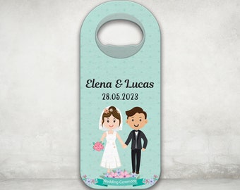 Wedding Souvenirs Custom Bottle Opener Magnet for Guests in Bulk, Wedding Souvenir Magnet, Souvenir For Wedding,Custom Wedding Save The Date