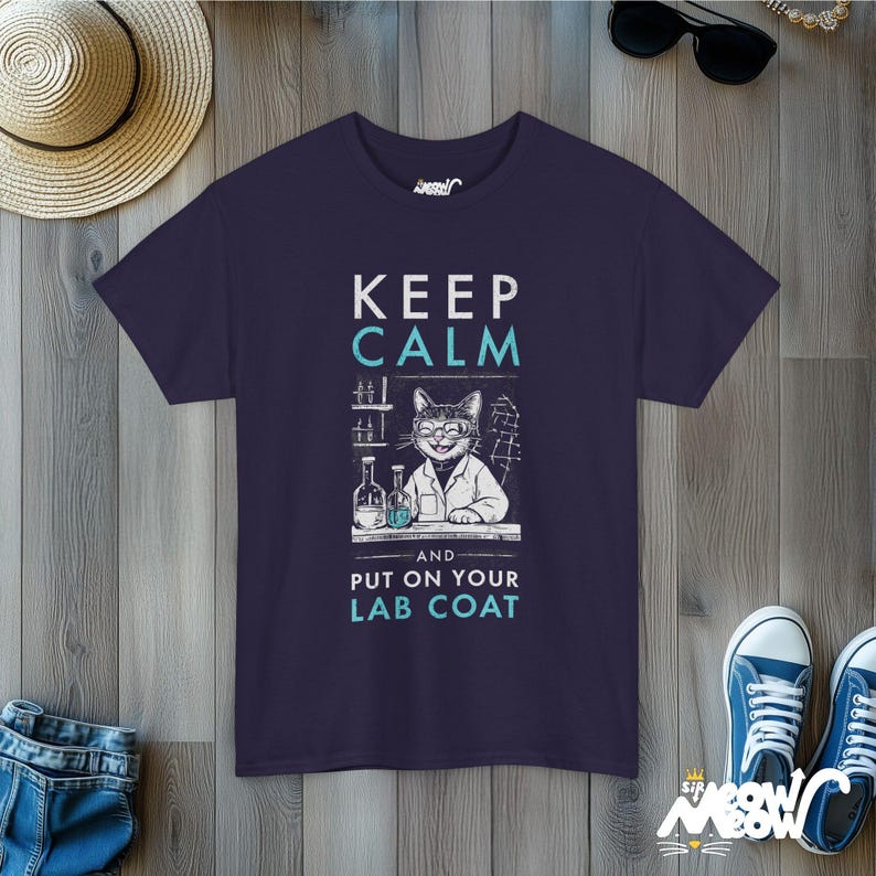 Shirt kattenwetenschapper: grappig T-shirt wetenschapsliefhebber Blackberry