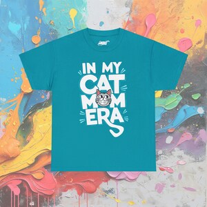 Cat Mom Era Tee: Funny Cat Lover Gift, Unisex Cotton Shirt image 7