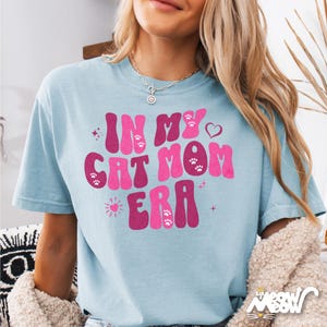 Retro Katzen T-Shirt: Groovy Katzenliebhaber T-Shirt Bild 1