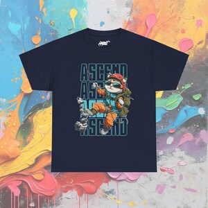 T-shirt per gatti da arrampicata, abbigliamento casual avventuroso, maglietta grafica unisex, regalo per gli scalatori immagine 4