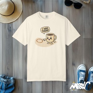 Comfort Colors Coffee Mug Shirt: Funny Kawaii Barista Tee Ivory