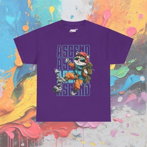 T-shirt per gatti da arrampicata, abbigliamento casual avventuroso, maglietta grafica unisex, regalo per gli scalatori immagine 5