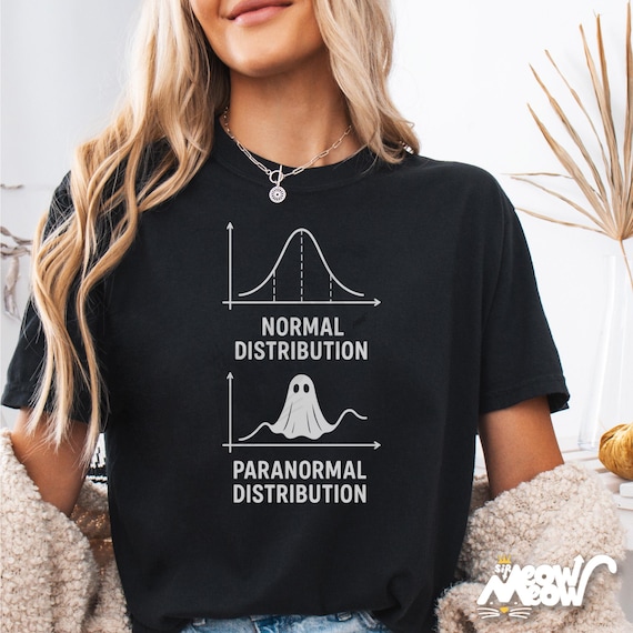 Funny Stats Ghost Tee: Paranormal Distribution Comfort Colors T-Shirt
