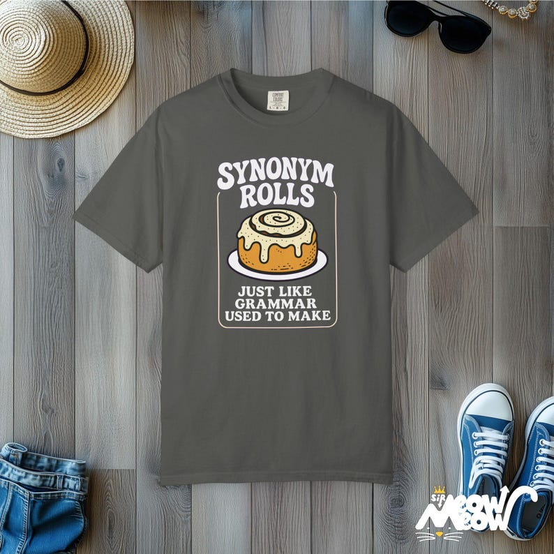 Camiseta de profesor con sinónimos: divertida camiseta con juegos de palabras gramaticales y colores cómodos Pepper