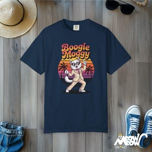 UFO Fried Egg T-Shirt: Funny Alien Breakfast Pun - Comfort Colors Unisex Tee True Navy