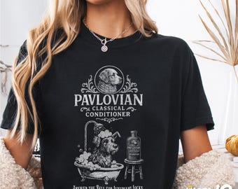 Comfort Colors Pavlov's Dog T-Shirt: Funny Science Tee for Psych Lovers