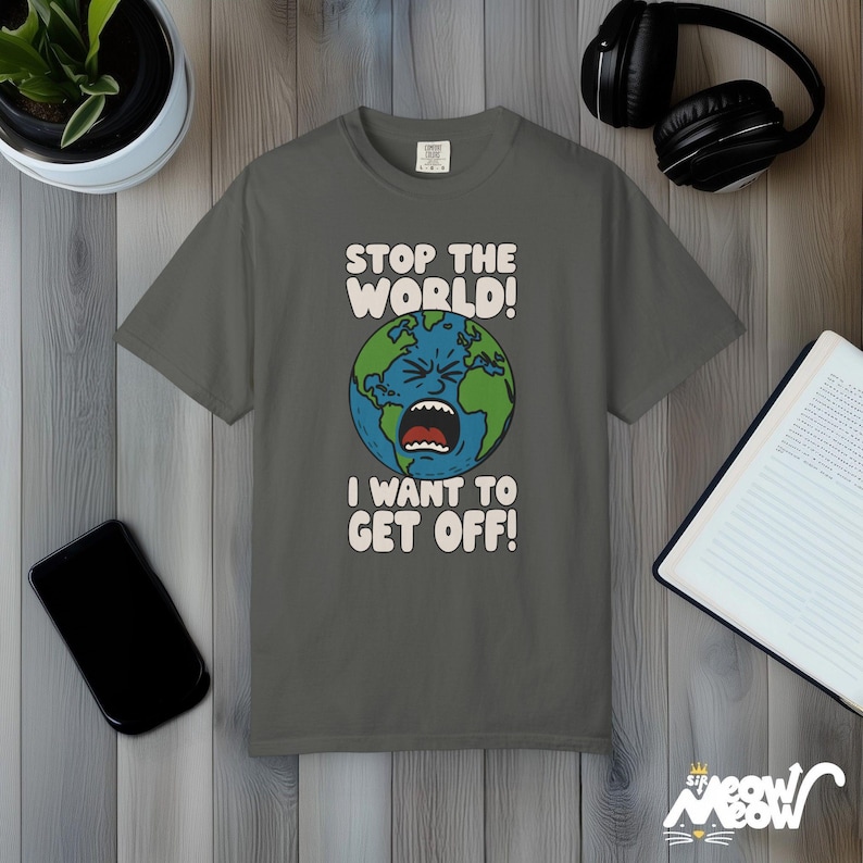 Zabawna koszulka z egzystencjalnym memem: Comfort Colors Graphic Tee Pepper