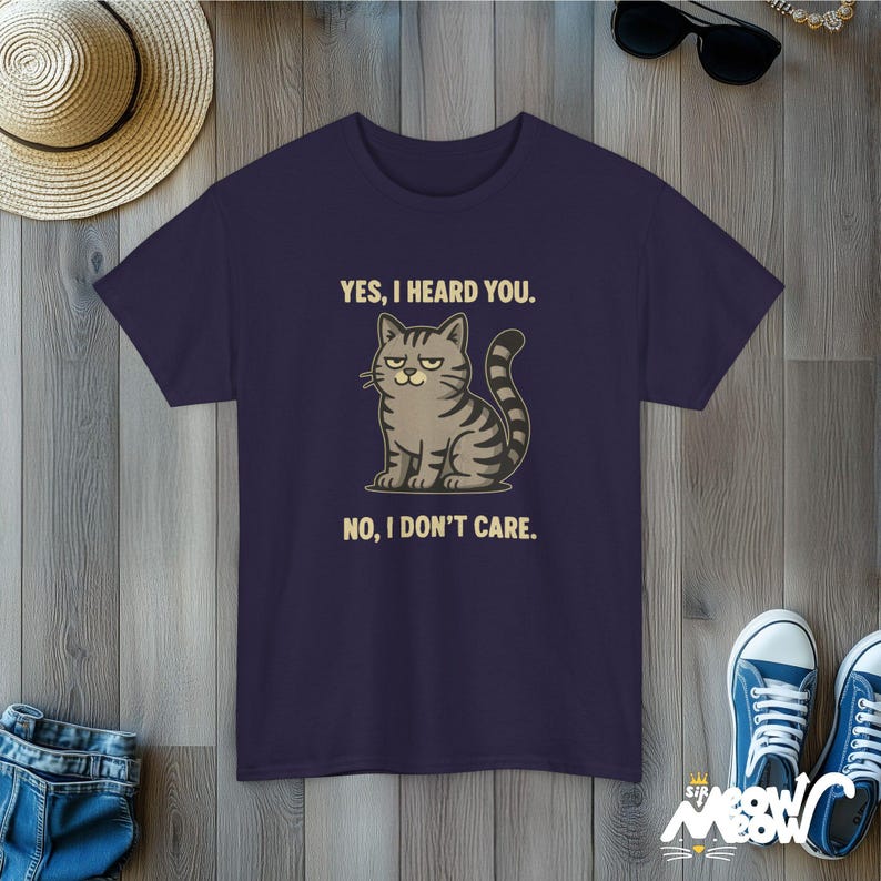 Funny Grumpy Cat T-Shirt: Sarcastic Pink Tabby Tee Blackberry