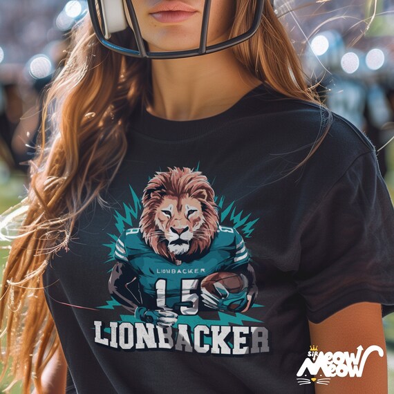 Lionbacker T-Shirt: Football Lion Unisex Tee
