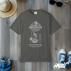 Comfort Colors Pavlov's Hunde T-Shirt: Lustiges Wissenschaft T-Shirt für Psych Liebhaber Pepper