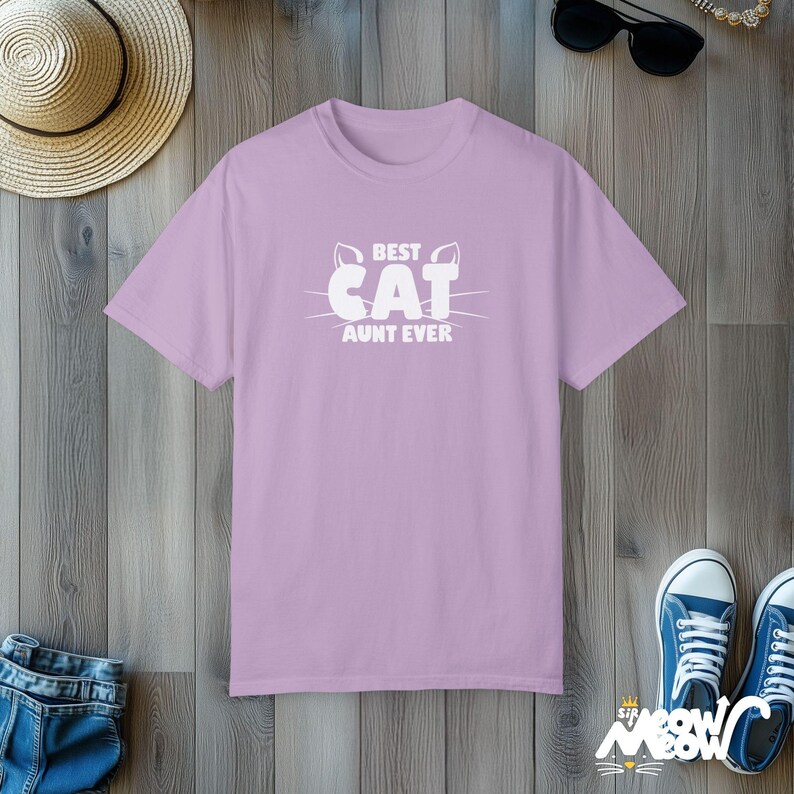 Custom 'Cat Ever' Comfort Colors T-Shirt image 8