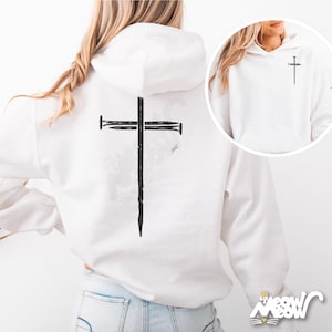 Christian Cross Hoodie: Soft Fleece Faith Pullover