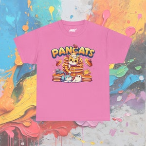 Pancats T-Shirt, Cat & Pancake Graphic Tee, Foodie Shirt image 6