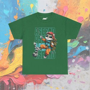 T-shirt per gatti da arrampicata, abbigliamento casual avventuroso, maglietta grafica unisex, regalo per gli scalatori immagine 9