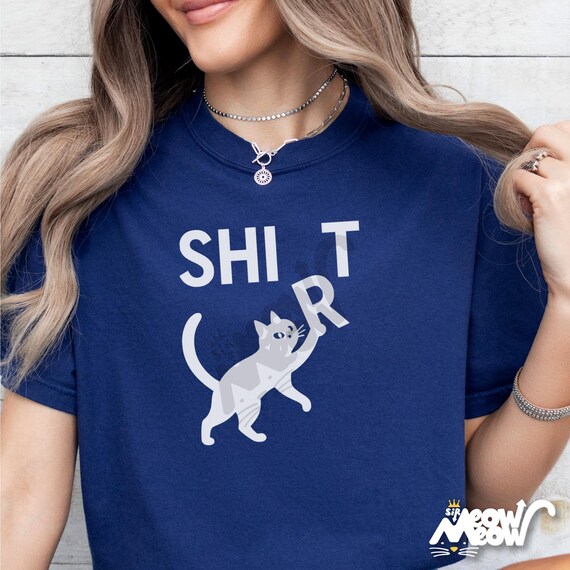 Funny Cat Comfort Colors Shirt: Mischievous Kitty Humor Tee