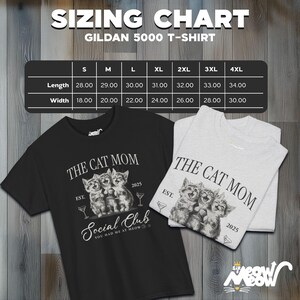 Customizable Cat Mom Social Club T-shirt: Martini Kittens image 3