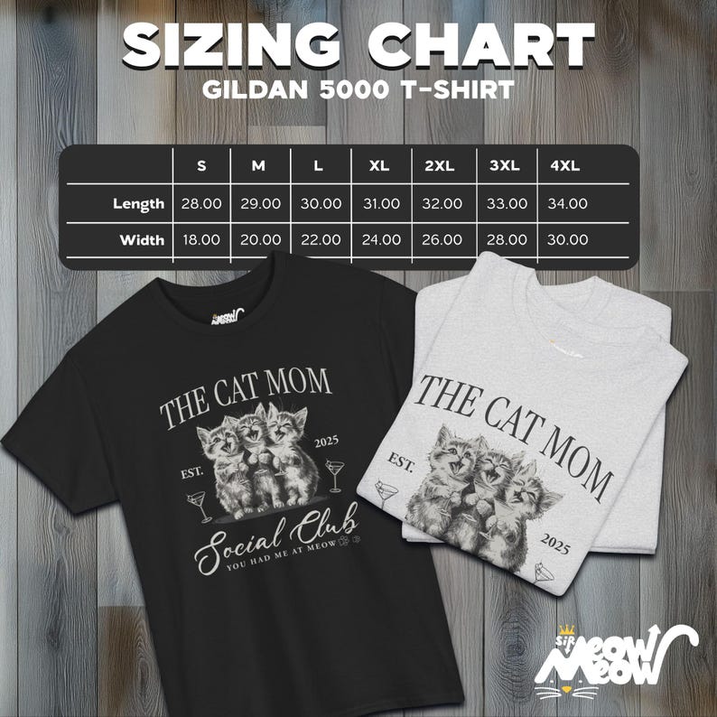 Customizable Cat Mom Social Club T-shirt: Martini Kittens image 3